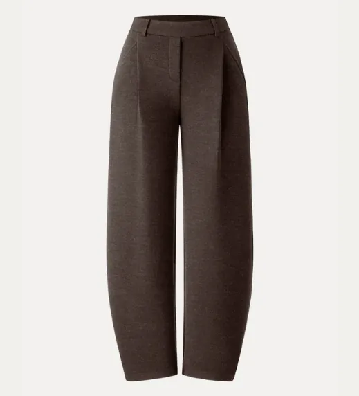 Cozy Knit Barrel Pants